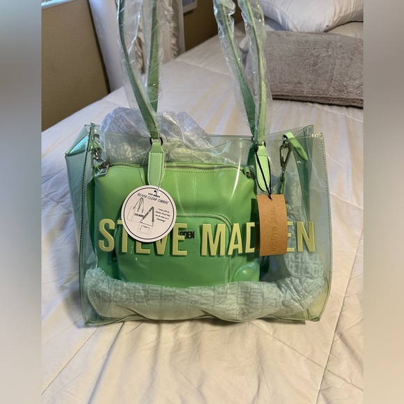 Steve Madden clear tote 2-1 - Picture 2 of 6